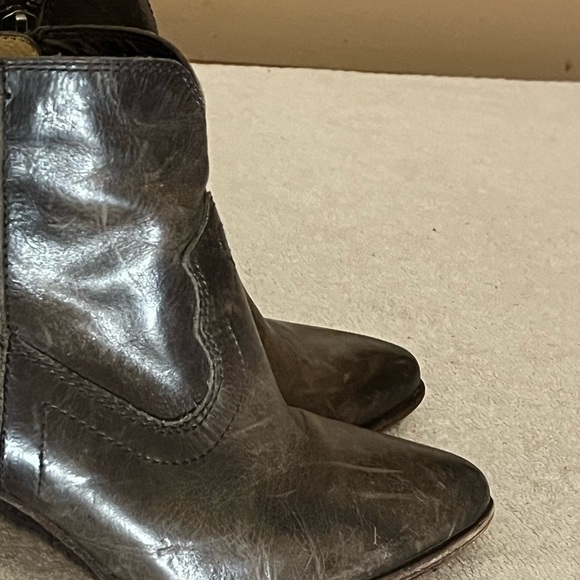 Frye Renee Ankle Brown Boots Sz 7 1/2 - Picture 3 of 12